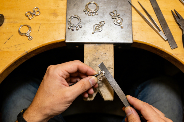 Fine deburring of metal and plastic parts