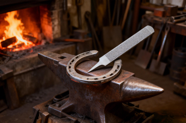 Hoof trimming and leveling