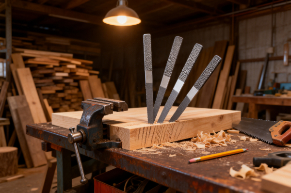 Hand saw blade sharpening